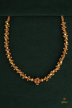 Antique Gold balls necklace set