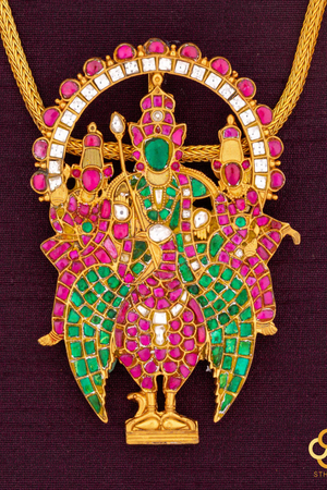 925 Silver - Murugan Pendant with Silver Chain
