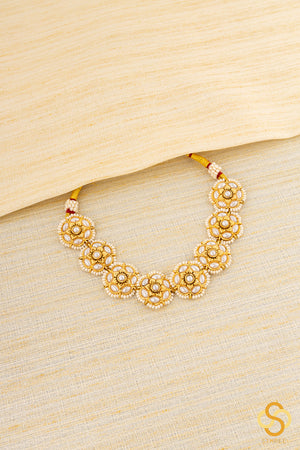Jadau Kundan Choker - Pearls