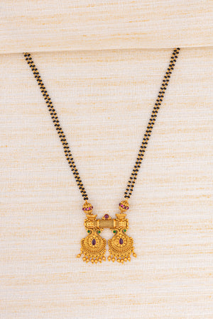 Karugamani with Double Pendant