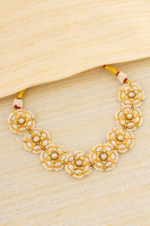 Jadau Kundan Choker - Pearls