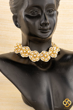 Jadau Kundan Choker - Pearls