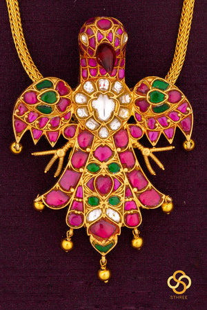 925 Silver - Gandaberunda Neckpiece