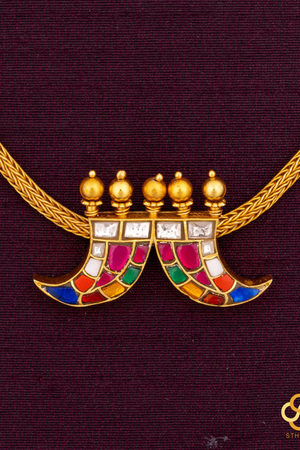 925 Sliver - Puli Nagam - Navaratna