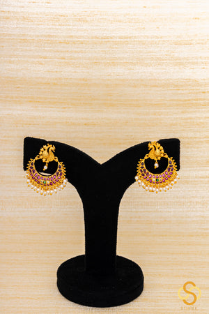 Karugamani with Chandbali Pendant
