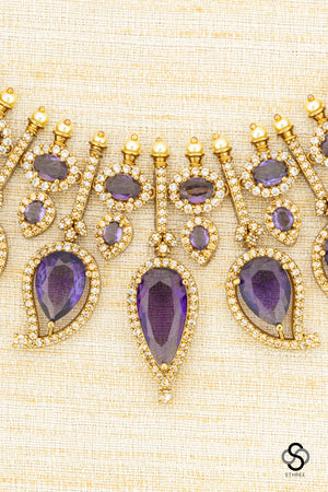 Amethyst colour Mango Malai, Victorian Finish
