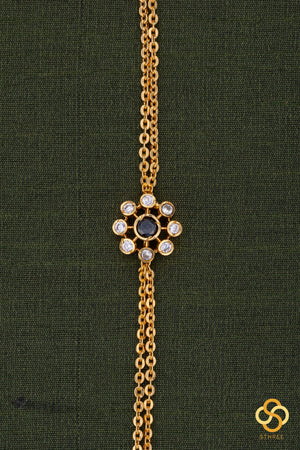 Mogappu with Two Line Chain - Black