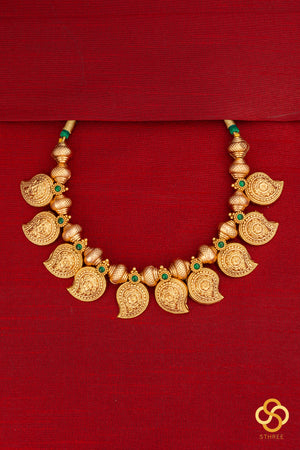 Manga Malai - Gold and Green Set