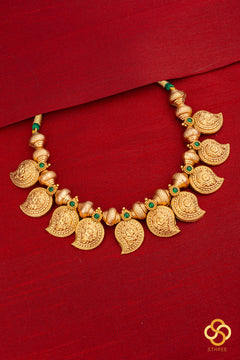 Manga Malai - Gold and Green Set
