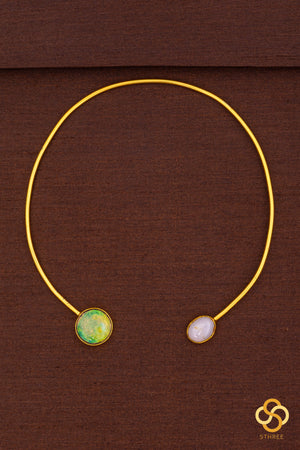 Hasli set - Kundan stone