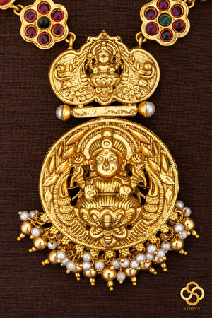 Jadau Kundan double side necklace - Kemp and Gold