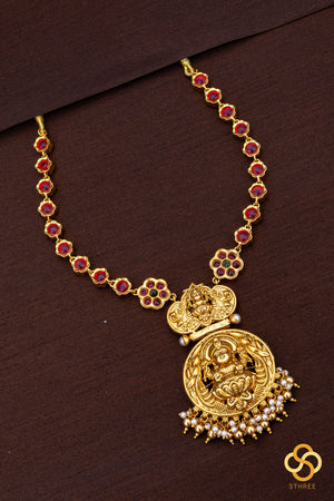 Jadau Kundan double side necklace - Kemp and Gold