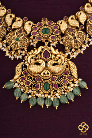 Antique Mayil Necklace set