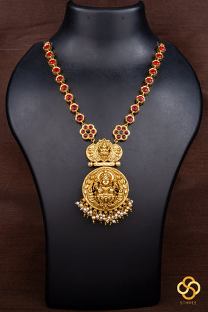 Jadau Kundan double side necklace - Kemp and Gold