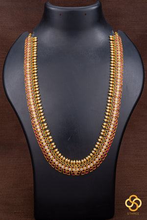 Kemp and pearls necklace set