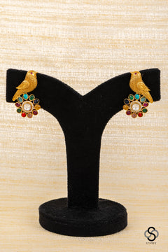 Sparrow earring - Navarathna