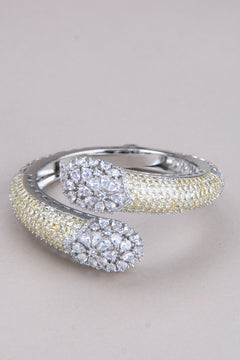 Kada - Rhodium polish - Light golden and Silver