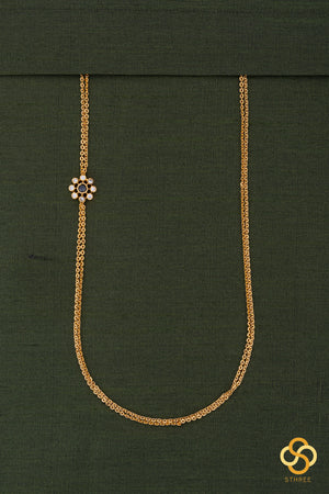 Mogappu with Two Line Chain - Black