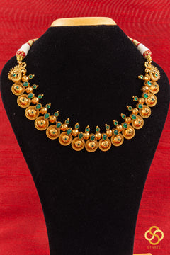 Bottu Mala - Gold and Green Stones