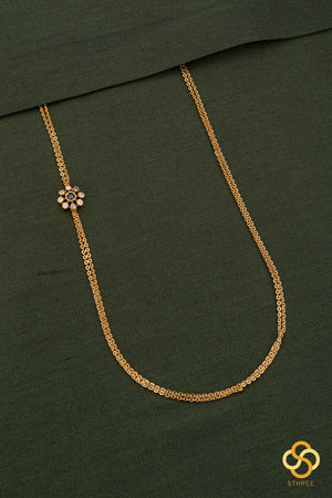 Mogappu with Two Line Chain - Black