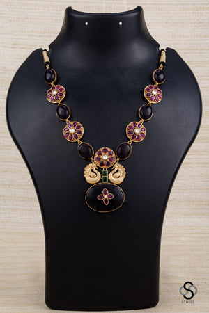 Cabachons with Kemp - Amethyst colour