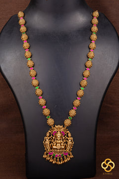 Lakshmi Pendant with Rajkot Chain