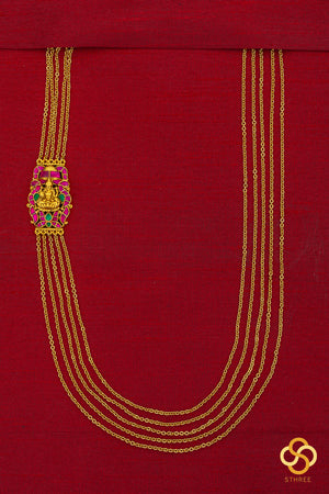 Lakshmi Mogappu with Five Line Chain