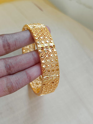 Kerala pattern openable kada in one gram gold