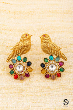 Sparrow earring - Navarathna