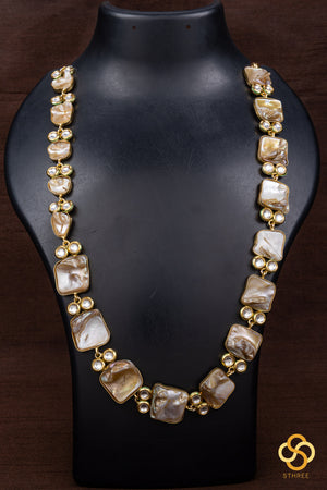 Jadau kundan necklace - Mother of pearl