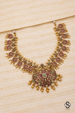 Gandaberunda pendant - Ruby Red