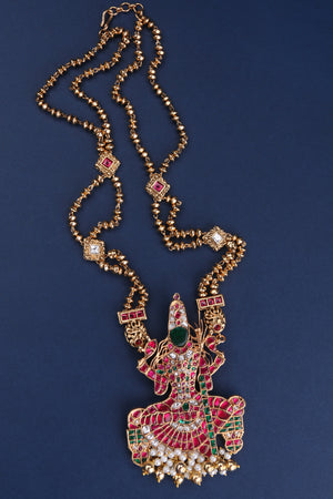 Kamakshi Necklace in Rettai - Vari Kemp Chain
