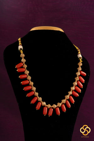 Tube corals and gold ball set