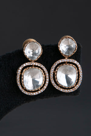 Kundan Kasumalai - Amethyst beads on top
