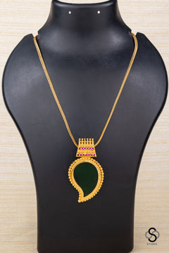 Kerala Padakkam Necklace - Green
