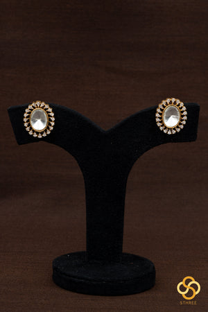 Hasli set - Kundan with chandbali pendent