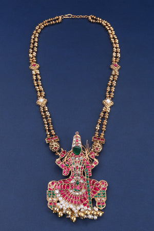 Kamakshi Necklace in Rettai - Vari Kemp Chain