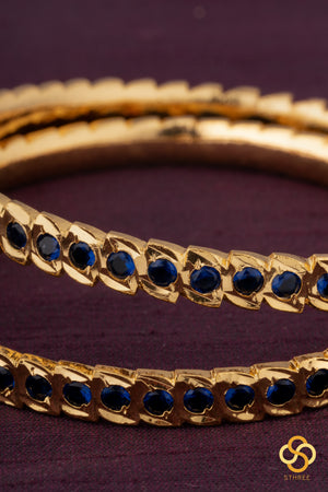 Aympon Bangles - Sapphire Blue
