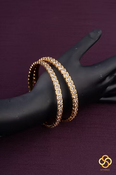 Aympon Bangles - White