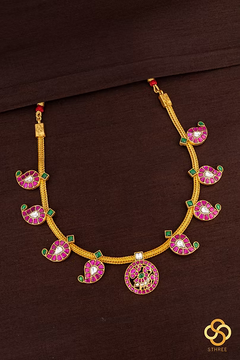 Kemp addigai with mango pendants