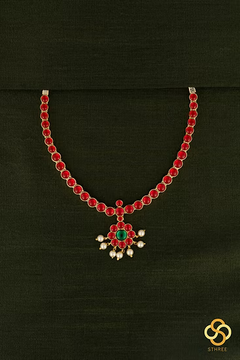 Ruby Red Kemp Addigai Set, Aympon