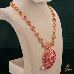 Ruby red Mango Neckpiece
