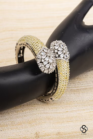 Kada - Rhodium Polish - Light Golden and Silver