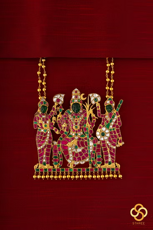 925 Silver - Rajarajeshwari Pendant Neckpiece