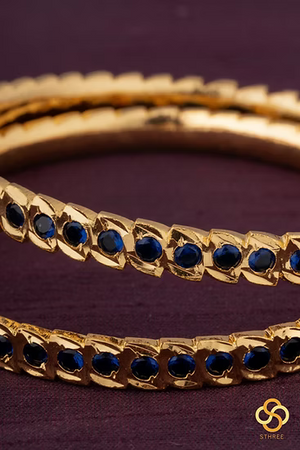 Aympon Bangles - Sapphire Blue