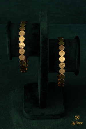 Lakshmi Kasu Bangles - Set of 2