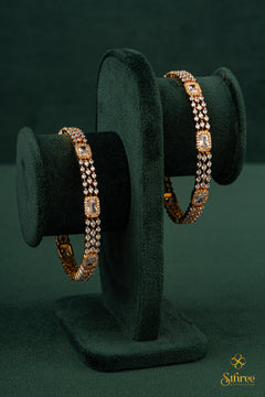 Diamond Cascade bangle - Set of 2