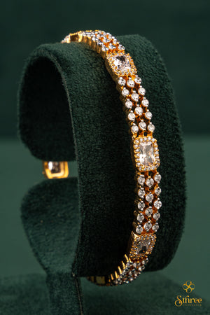 Diamond Cascade bangle - Set of 2