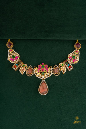 Pearl with Cabochon choker