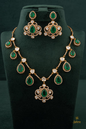 Cabochons with Emerald green